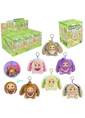 Игрушка сюрприз брелок в слепой коробке Pop Toy Samuel Семья маленьких кроликов серия Rabbit Big Family No Brand (400295909)