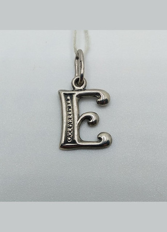 Буква е серебро 925° 1,30г. чернение () Оникс 13829 (305391335)