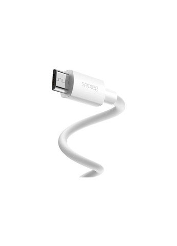 Дата кабель white (m469367) Baseus USB 2.0 AM to Micro 5P 1.5m 2.1A Simple WisdomKit (367069966)