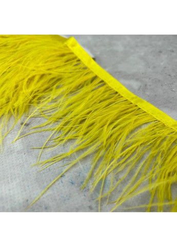 50 см - Перья страуса на ленте 8-10 см - лимонный Plus-plus (352747860)