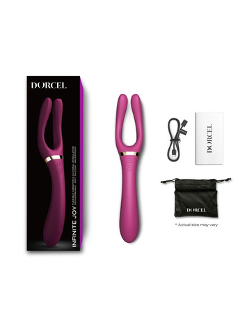 Вибратор-стимулятор INFINITE JOY PLUM, многофункциональный, унисекс Dorcel (303884453)