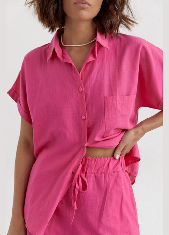 Жіночий літній костюм, шорти та сорочка. Lurex (280910113)