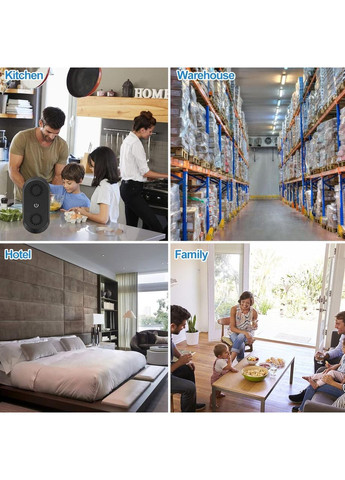 2 ультразвуковых отпугивателя мышей, комаров, крыс и др. вредителей не вреден для человеческого организма черн No Brand (356505588)