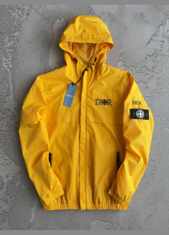 Жовта демісезонна вітровка No Brand