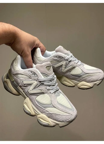 Комбіновані кросівки 9060 beige lime No Brand