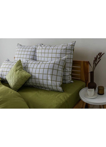Постельное белье двуспальное Olive Check 2-01691-25143 180х215 см ТЕП (336328387)