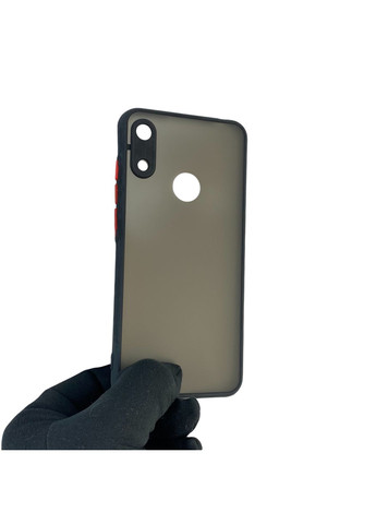 Чехол для телефона Huawei 8a с высокими бортами с защитой камеры на хонор 8а черный Honor (366233786)