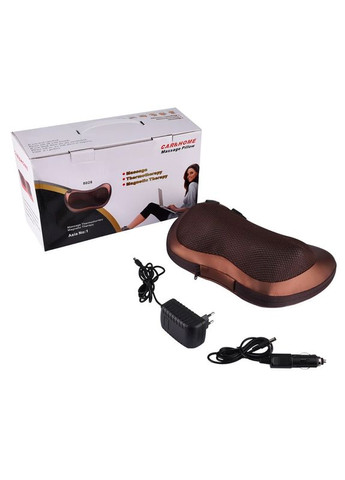 Массажна подушка Massage Pillow 8028 роликовий масажер 8 роликів No Brand (340111743)