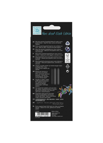 Набір олівців 12 кол. FABER CASTELL тригранні чорні Faber-Castell (284723115)