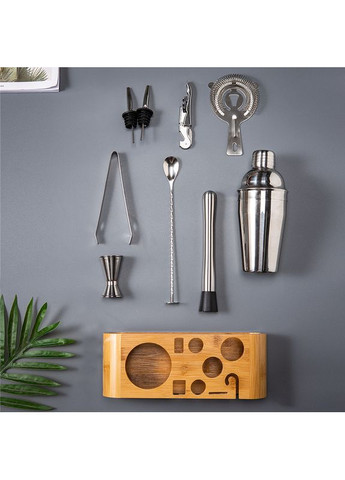 Набор барных инструментов 6068 750 мл 10 предметов No Brand (351296538)