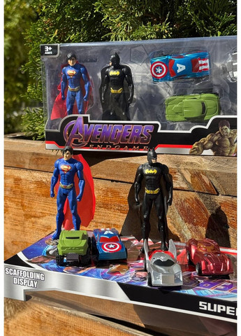 Детский игровой набор фигурок и машинок 081-17C "Супергерои" Lego (362666970)