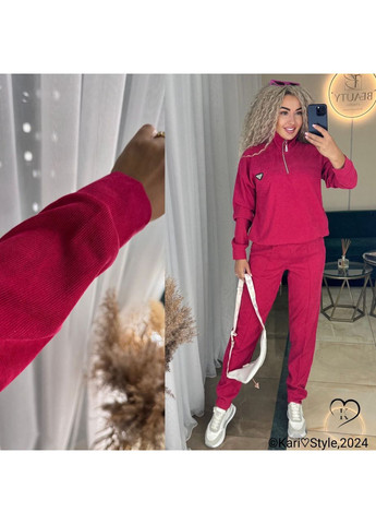 Костюм (толстовка, штани), колір Рожевий No Brand (361147078)