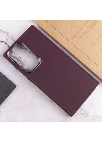 Чехол TPU Bonbon Metal Style для Samsung Galaxy S23 Ultra Plum No Brand (359476499)