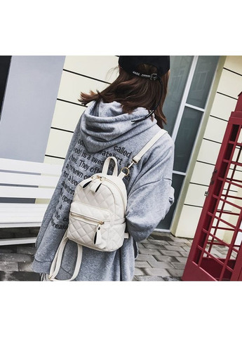 Маленький стеганный женский рюкзак из искусственной кожи городской сумка для повседневного использования ProDobro (363260211)