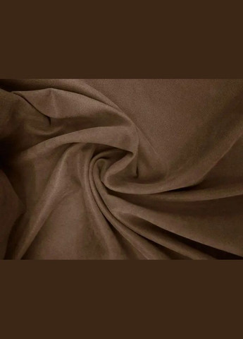 Комплект штор мікровелюр коричневі 200х270 2 шт. NOW BRAND (346058035)