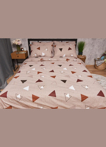 Комплект постільної білизни Бязь Gold Люкс «» King Size 220x240 наволочки 2х40х60 (MS-820005530) Moon&Star Delta (296909992)