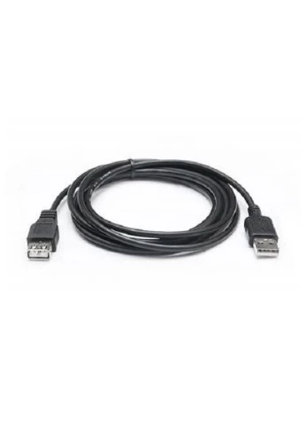 Дата кабель USB 2.0 AM/AF 2.0m Pro black (EL123500028) Real-El (396693144)
