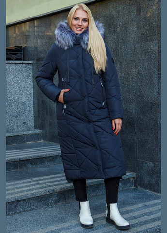 Синя зимня зимова куртка stefaniya синій MioRichi