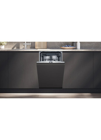 Посудомийна машина вбудована, 10компл., A++, 45см, дисплей, 3й кошик, білий Siemens (371633178)