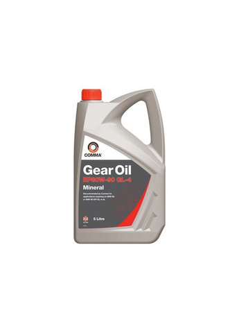 Трансмиссионное масло GEAR OIL EP80W90 GL4 5 литров Comma (293346885)