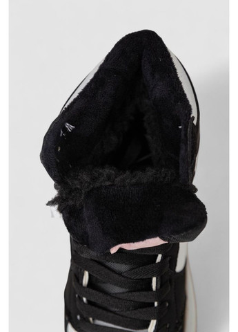 Кросівки жіночі зимові на хутрі, 248RHB470-3 Stilli чорно-білі зими (366248733)