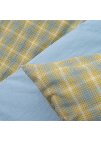 Комплект постельного белья Евро Вареный хлопок Wash Printed 02 Viluta (373034050)