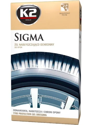 Полироль БЛИСК ШИН (мокрий ефект) SIGMA 500мл - гель K2 (393332451)
