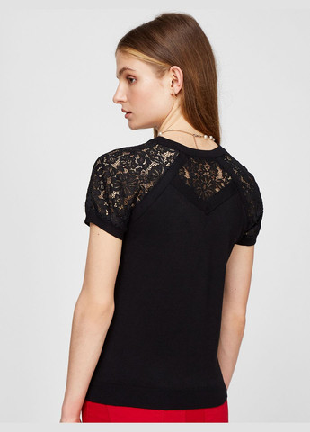 Чёрная блуза Naf Naf