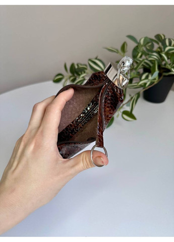 Ключница кожаная для обычных ключей на змейке с кольцом VI&VA (361847435)