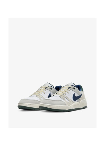 Белые кроссовки мужские full force low white/grey Nike