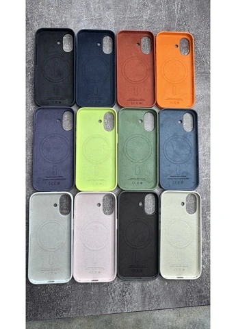 Чехол Silicone Case MagSafe + Animation Full Size iPhone 17 с кнопкой / Силиконовый чехол для Айфон No Brand (387171647)