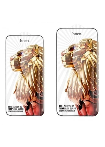 Захисне скло G9 HD 25 шт для Apple iPhone 14 Pro чорне загартоване 9H олеофобне повне покриття Hoco (380859418)