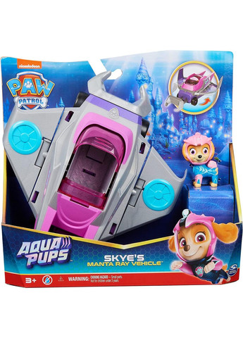 Щенок Патруль спасательная машина-трансформер лодка Скай Paw Patrol Aqua Pups Skye Transforming Manta Ray Spin Master (365251648)