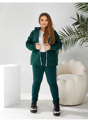 Костюм жіночий трикотаж трьохнитка начіс,Тедді мʼякий трикотаж,штани та кофта Україна (360789143)