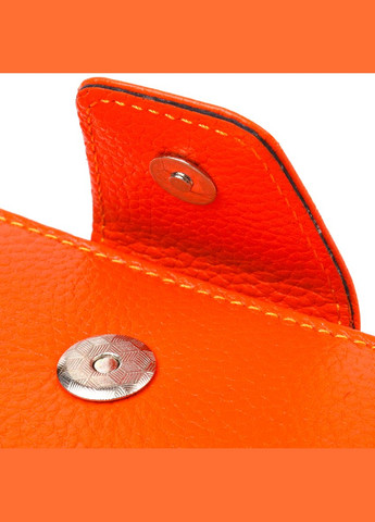 Вертикальне жіноче портмоне з монетницею на блискавці зі шкіри з помаранчевим магнітом (sku_21602) No Brand (328218522)