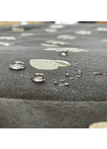 Лежак підстилка килимок прямокутний водонепроникний для собак зі знімним чохлом 100х70х4 см (478795-Prob) Чорний з білим Unbranded (312149491)