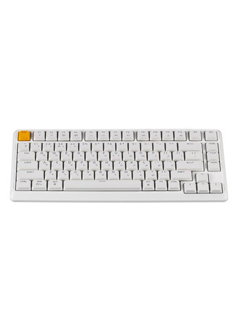 Клавиатура механическая J1 82Key, K pro Brown, WL/BT/USB-A, QMK, Hot-swap, EN/UKR, RGB, белый Keychron (371633201)