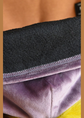 Набор шапка+шарф подростковый для девочки велюровый сиреневого цвета Let's Shop (299147330)