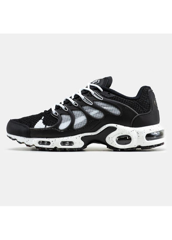 Чорні Осінні кросівки чоловічі nike air max tn terrascape black white найк аір макс тн плюс No Brand