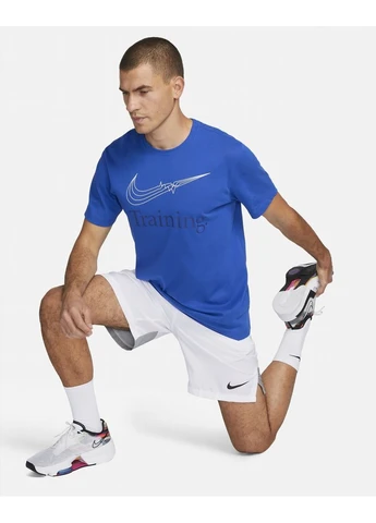 Синя футболка t-shirt dri-fit blue fj2477-480 Nike