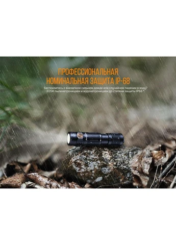 Ручной мини фонарик E05R 400лм Micro-USB (Зеленый) Fenix (331639294)