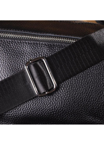 Сумка кросс-боди через плечо из натуральной кожи женская средняя Черный 40353 Vintage (361970388)