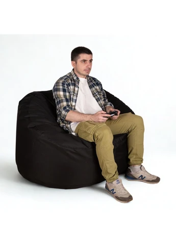 Диван безкаркасний Oxford S (125x80 см) Сірий MrBean Диван S (403254163)