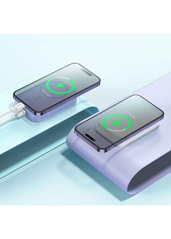 Зовнішній акумулятор павербанк, Magnetic Mini 20000 мА·год 20 Вт, білий Baseus (365777453)