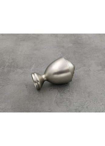 Карниз Палаціо гладка штанга подвійний модерн 25/19 мм 320 см Сатин/Чорний матовий Quadrum (352781643)