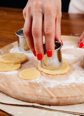 Металеві форми кільця для вирізки тіста (вареників, пельменів, печива) 2 шт. у наборі висота 4 см Master Class (301023046)