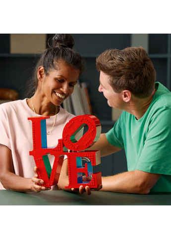 Конструктор Лего Арт Подарунок для пари чи домашній декор «LOVE» Art 31214 Lego (372012656)