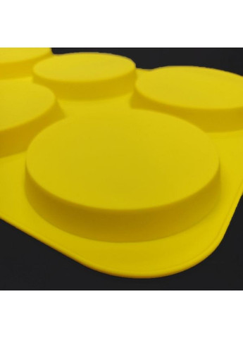 Силіконова форма для оладок, драників та десертів жовта 4505 S&T (365060083)
