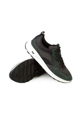 Зеленые демисезонные кроссовки мужские бренда 9200552_(2) ModaMilano