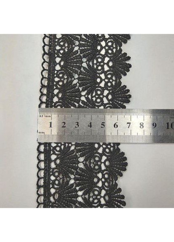 Мереживо макраме 7CM (20 м) Колір - Чорний (29-XR12384A-3) Plus-plus (352747678)